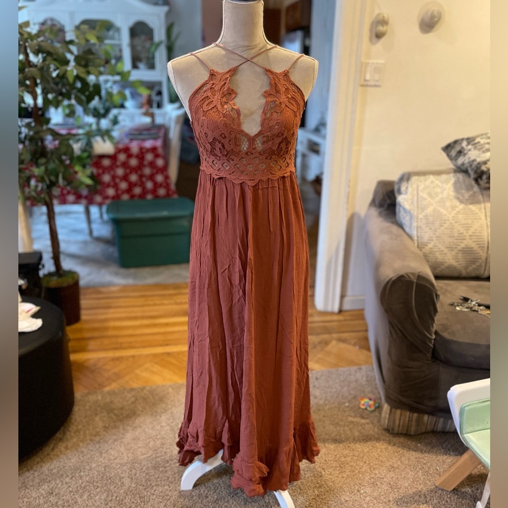 Free People Adela Maxi Dress (available in rose & black)